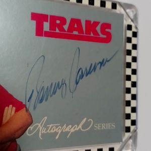 Benny Parsons 1992 TRAKS Autograph Series A9 On Card Auto Authentic
